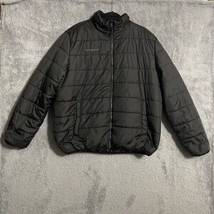 ZeroXposur Winter Puffy Jacket Size 2XL Black Coat Full Zip‎ Mid Length Pockets